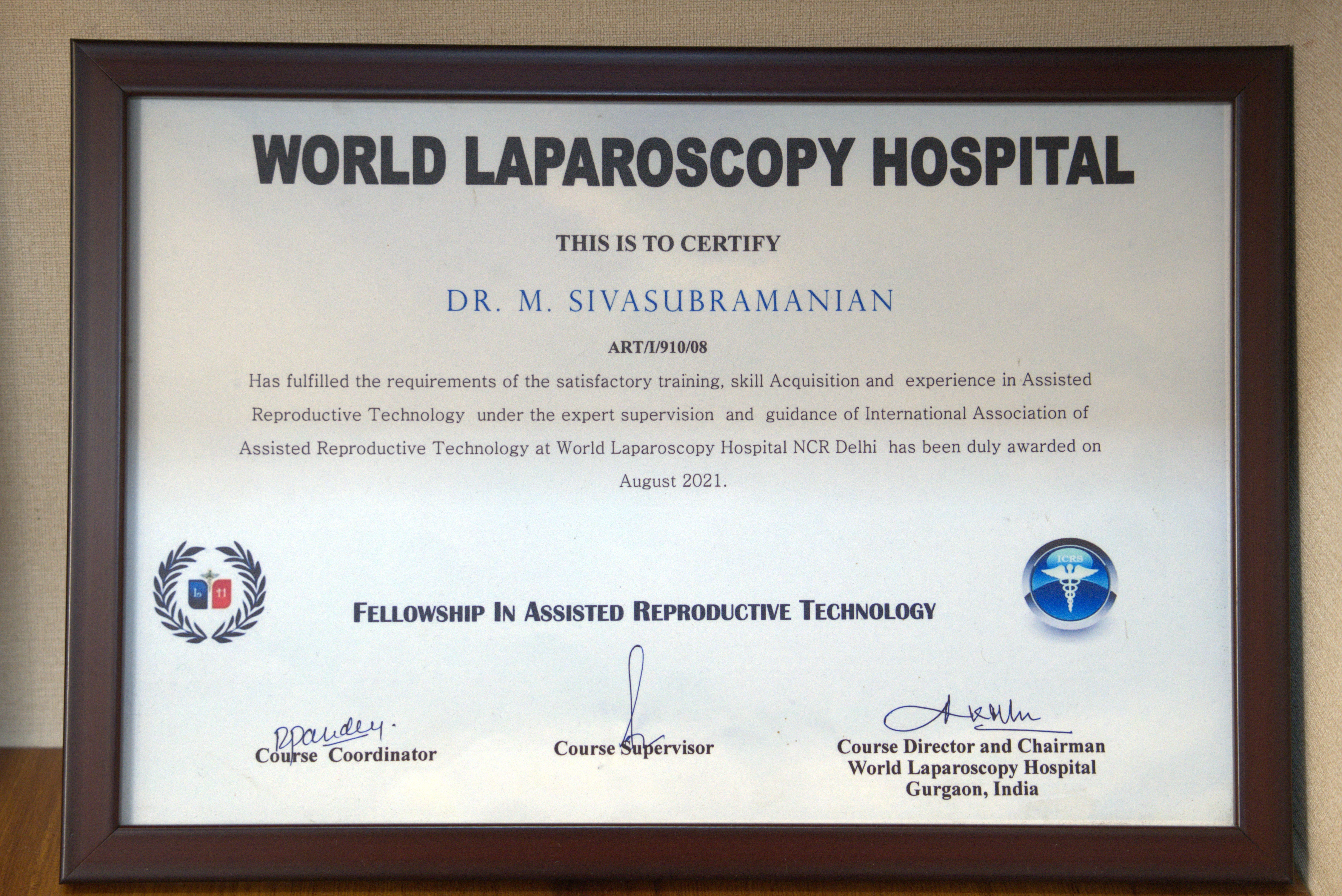 Certification 1