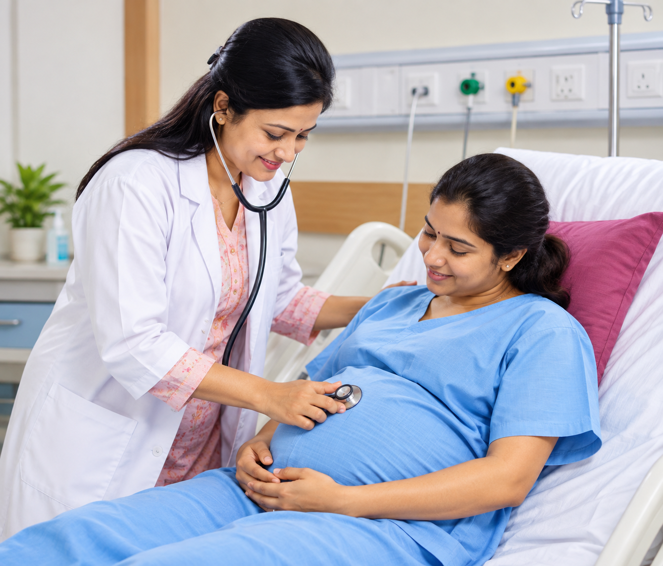 Doctor providing care