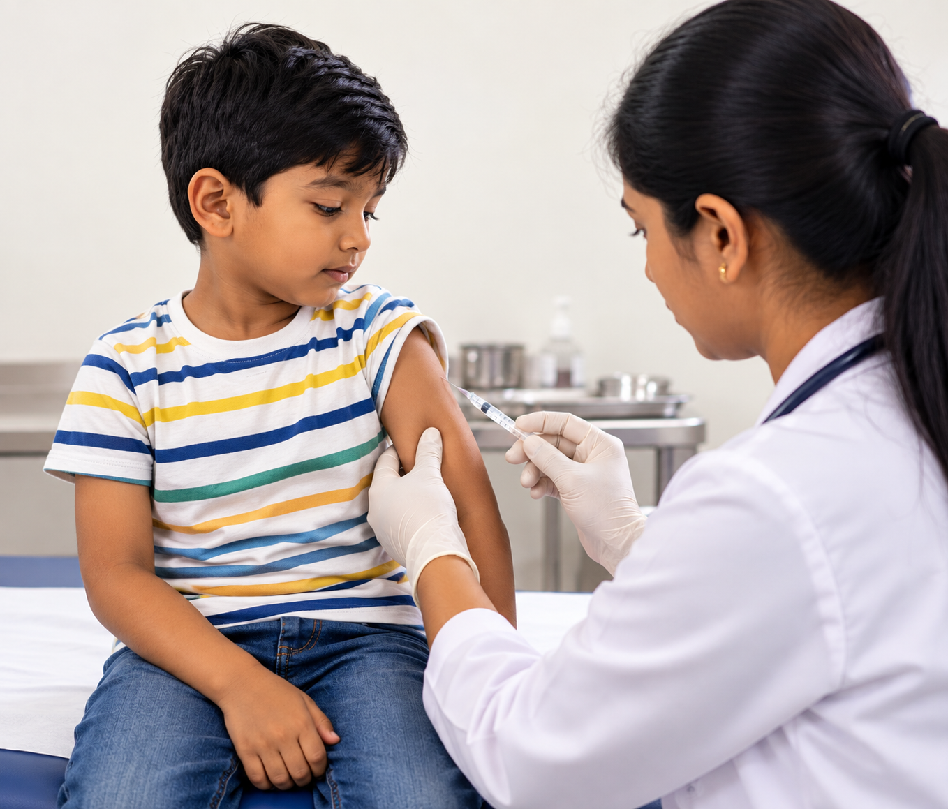Doctor providing care